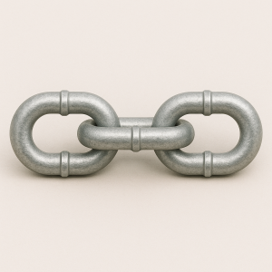 Цепь круглозвенная с буртиком Б2-5х35 в наличии в Южно-Сахалинске