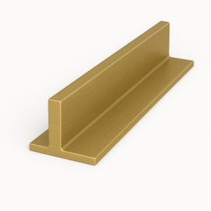 Латунный профиль Т-образный 30 мм Л63 в наличии в Южно-Сахалинске