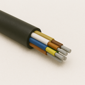 Провод контрольный ПВС 3х0,5 белый в наличии в Южно-Сахалинске