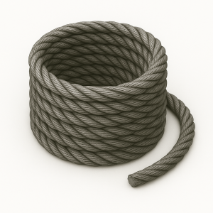 Канат тройной свивки ЛК-Р 73 мм ГОСТ 3089-80 в наличии в Южно-Сахалинске