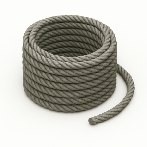 Канат двойной свивки многопрядный ЛК-О 27 мм ГОСТ 16828-81 в наличии в Южно-Сахалинске