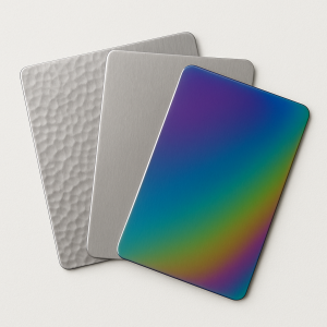 Лист нержавеющий декоративный цветной 0.8х1250х2500 мм 08Х18Н10 в наличии в Южно-Сахалинске