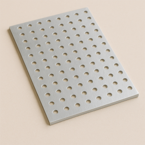 Алюминиевый перфорированный лист Qg 5х8х1 мм А5 в наличии в Южно-Сахалинске