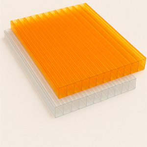 Сотовый поликарбонат 3,7х2100х12000 мм бронзовый 42% в наличии в Южно-Сахалинске