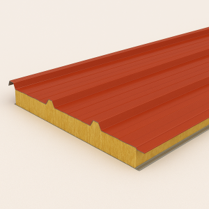 Кровельная сэндвич-панель МВ 100х1000(1000) мм светлая слоновая кость в наличии в Южно-Сахалинске