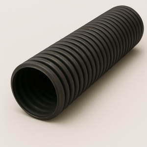 Труба дренажная гофрированная двухслойная в геотекстиле 200 мм в наличии в Южно-Сахалинске