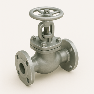 Стальной клапан запорный сильфонный фланцевый ДУ 100 РУ 40 ГОСТ 9697-87 в наличии в Южно-Сахалинске