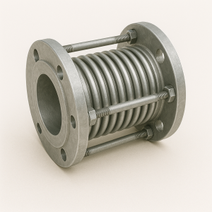 Компенсатор стальной осевой фланцевый ДУ 100 в наличии в Южно-Сахалинске