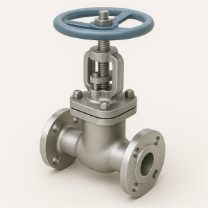 Задвижка нержавеющая фланцевая Ду 80 Ру 16 в наличии в Южно-Сахалинске