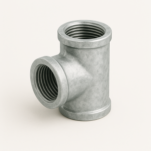 Тройник оцинкованный приварной ДУ 108 в наличии в Южно-Сахалинске