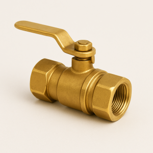 Латунный кран шаровой проходной муфтовый ДУ 20 РУ 10 ГОСТ 15527-2004 в наличии в Южно-Сахалинске