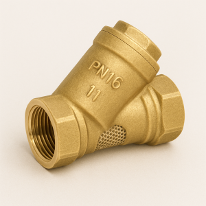 Латунный фильтр сетчатый резьбовой ДУ 25 РУ 16 ГОСТ 15527-2004 в наличии в Южно-Сахалинске